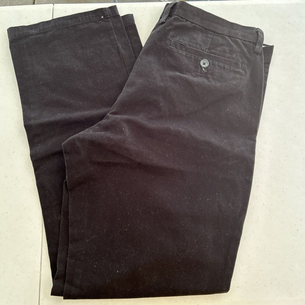 Old Navy Pants Men's Classic Straight Khaki Black  36x34‎
